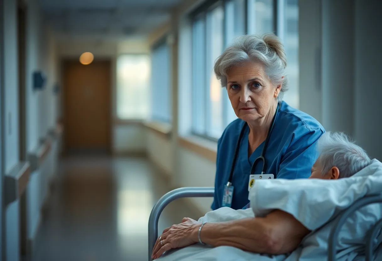 Elderly Couple Sharing a Moment