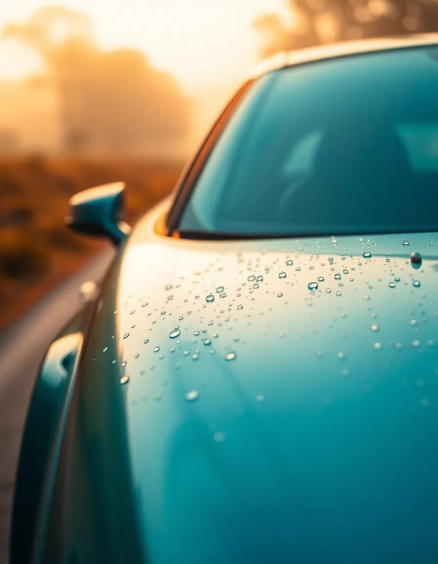 Sleek Electric Vehicle on Morning Road