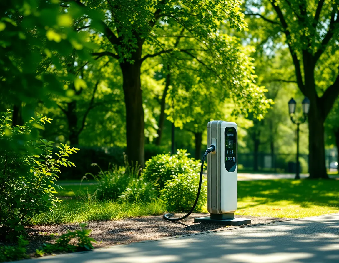 Close-Up of Electric Vehicle Dashboard in Night Drive