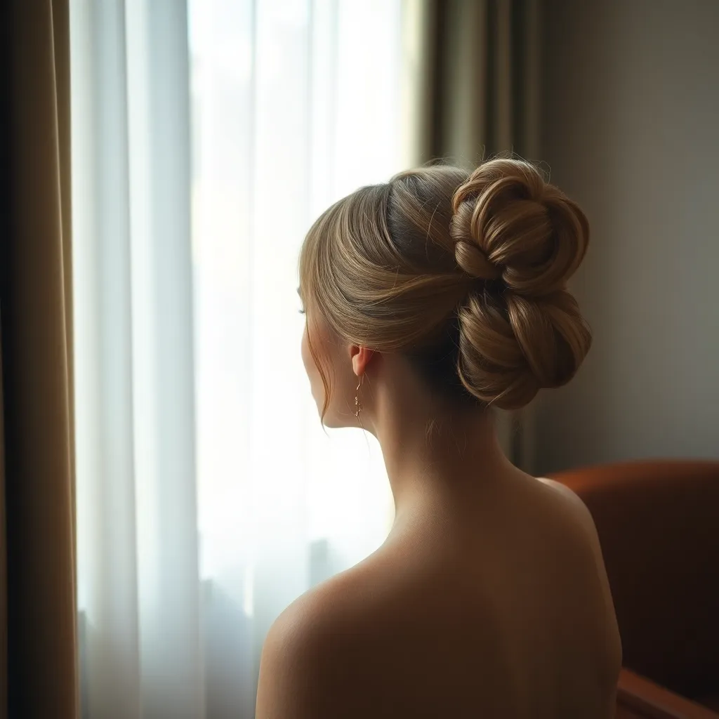 Timeless Chignon by the Window