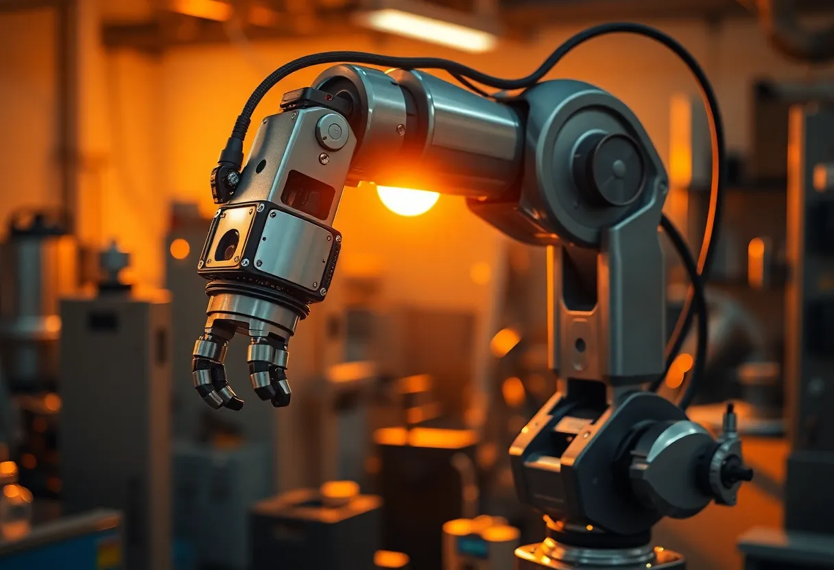 Robotic Arm in Engineering Lab