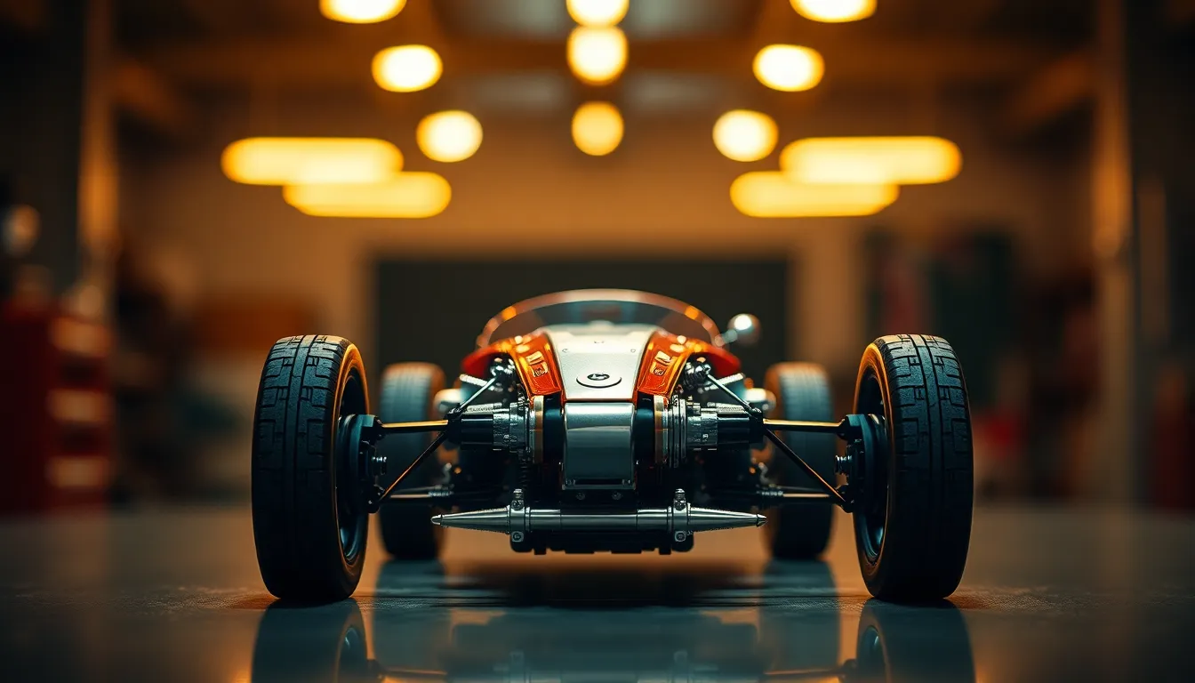 Intricate Engineering Model on Display