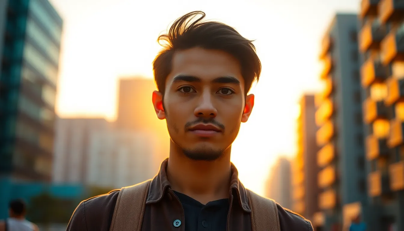 Confident Young Entrepreneur Outdoors