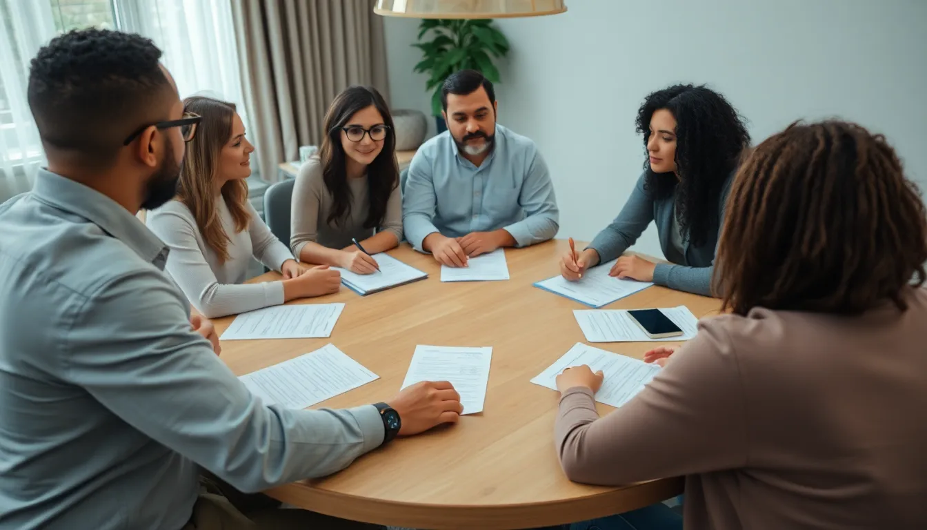 Diverse Entrepreneurs Collaborating in Brainstorming Session