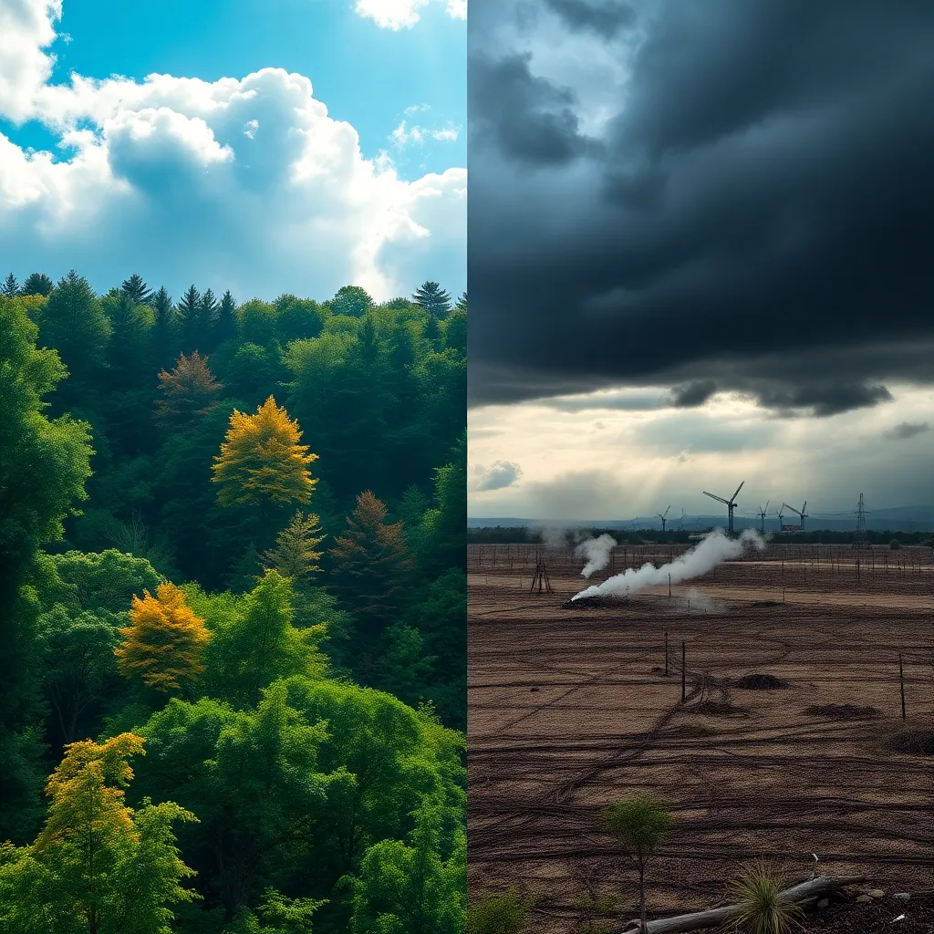 Contrasting Landscapes of Environmental Crisis