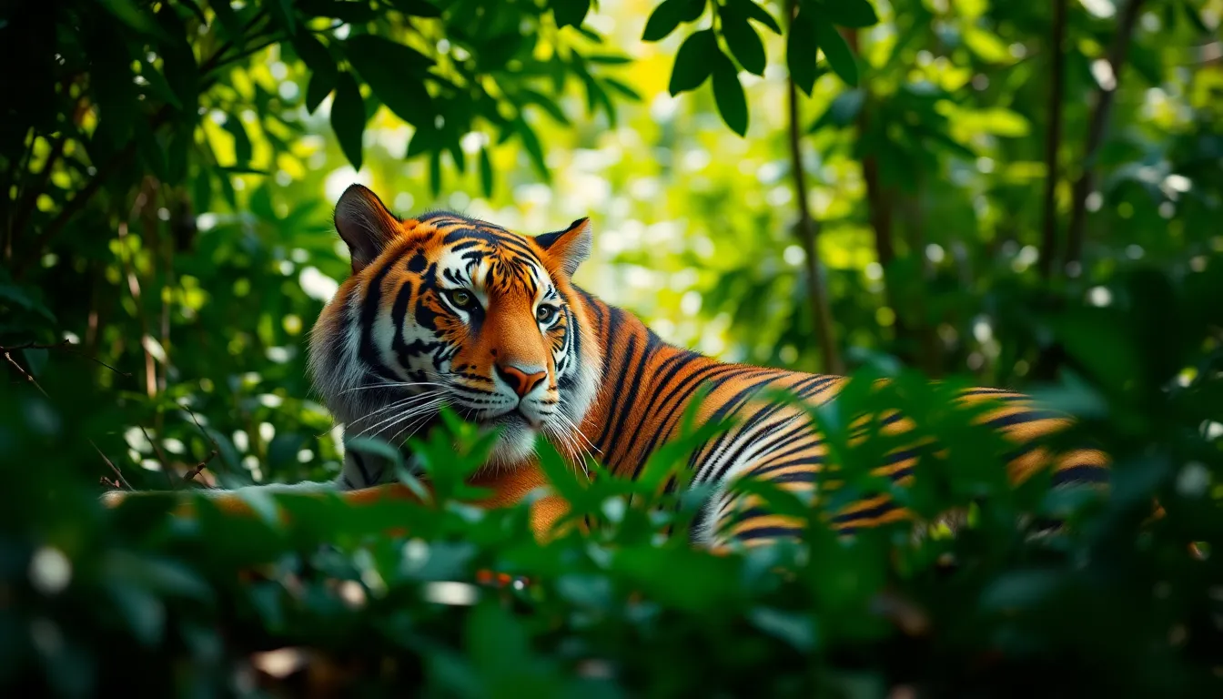 This exhilarating image captures a cheetah in mid-sprint across the African savanna at sunset. Bathed in warm golden light, the scene evokes a sense of freedom and speed. The blurred grasses and acacia trees in the background enhance the dynamic motion, while the dramatic teal and orange color grading adds visual impact. The low-angle perspective emphasizes the grace and power of this exotic animal, making it a striking representation of wildlife in action.