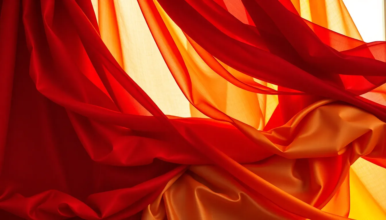 Vibrant Assorted Silk Fabrics Arrangement