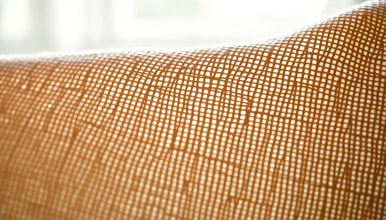 Intricate Linen Texture Close-Up