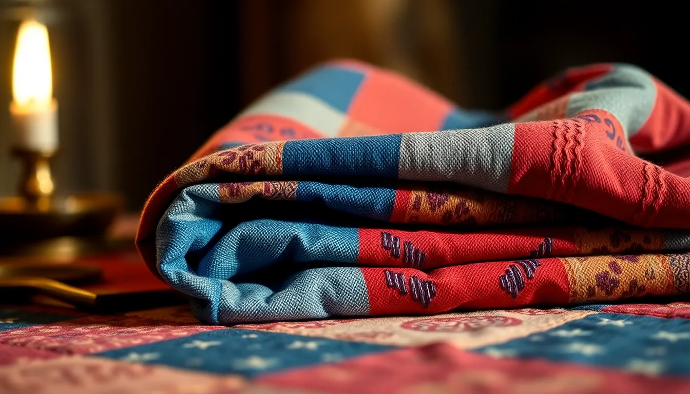 Intricate Patchwork Cotton Fabric