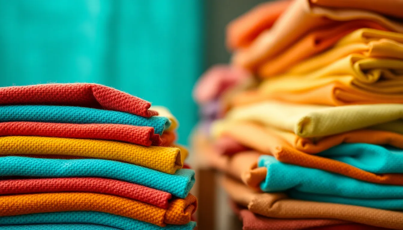 Vibrant Cotton Fabric Textures