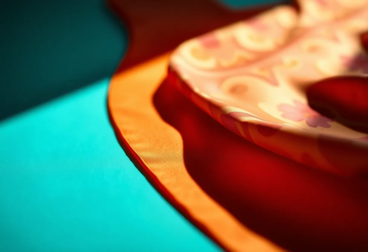 Luxurious Velvet Fabric Close-Up