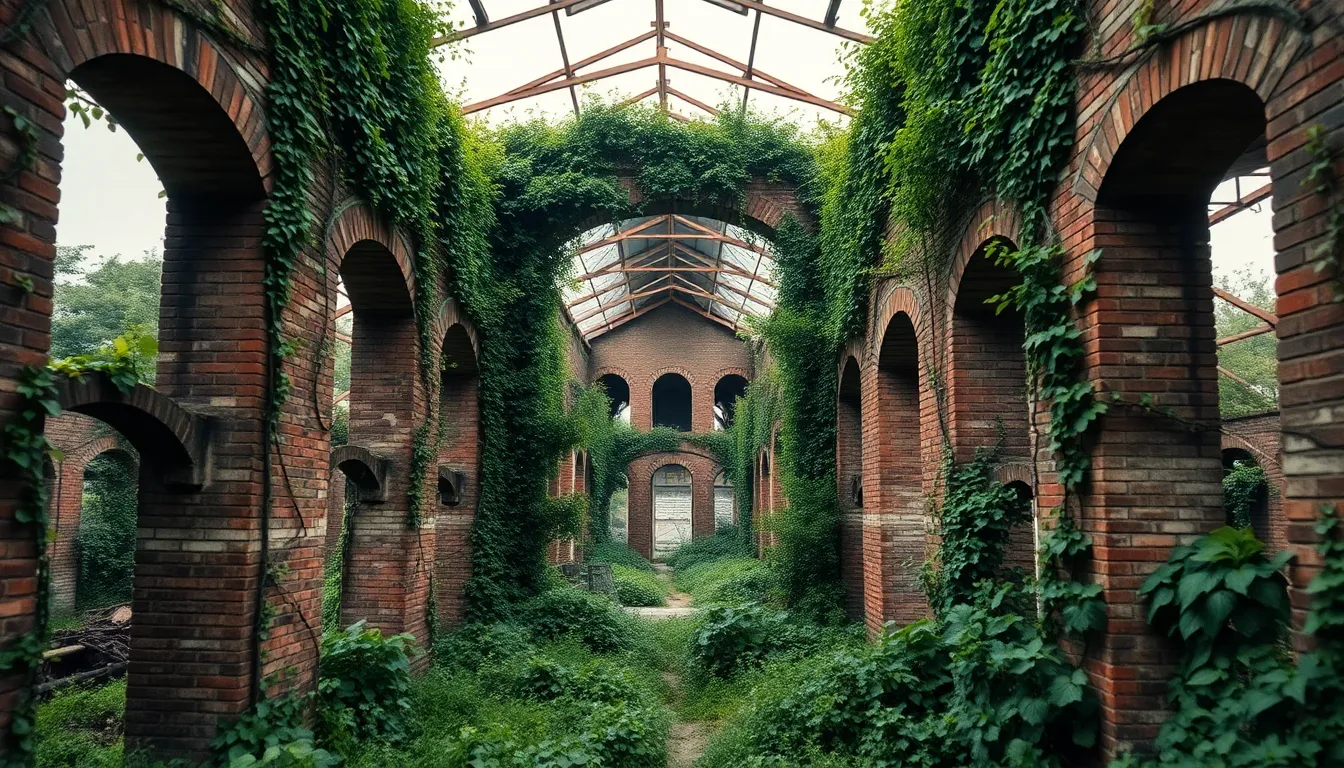 Panoramic View of Modern Industrial Complex