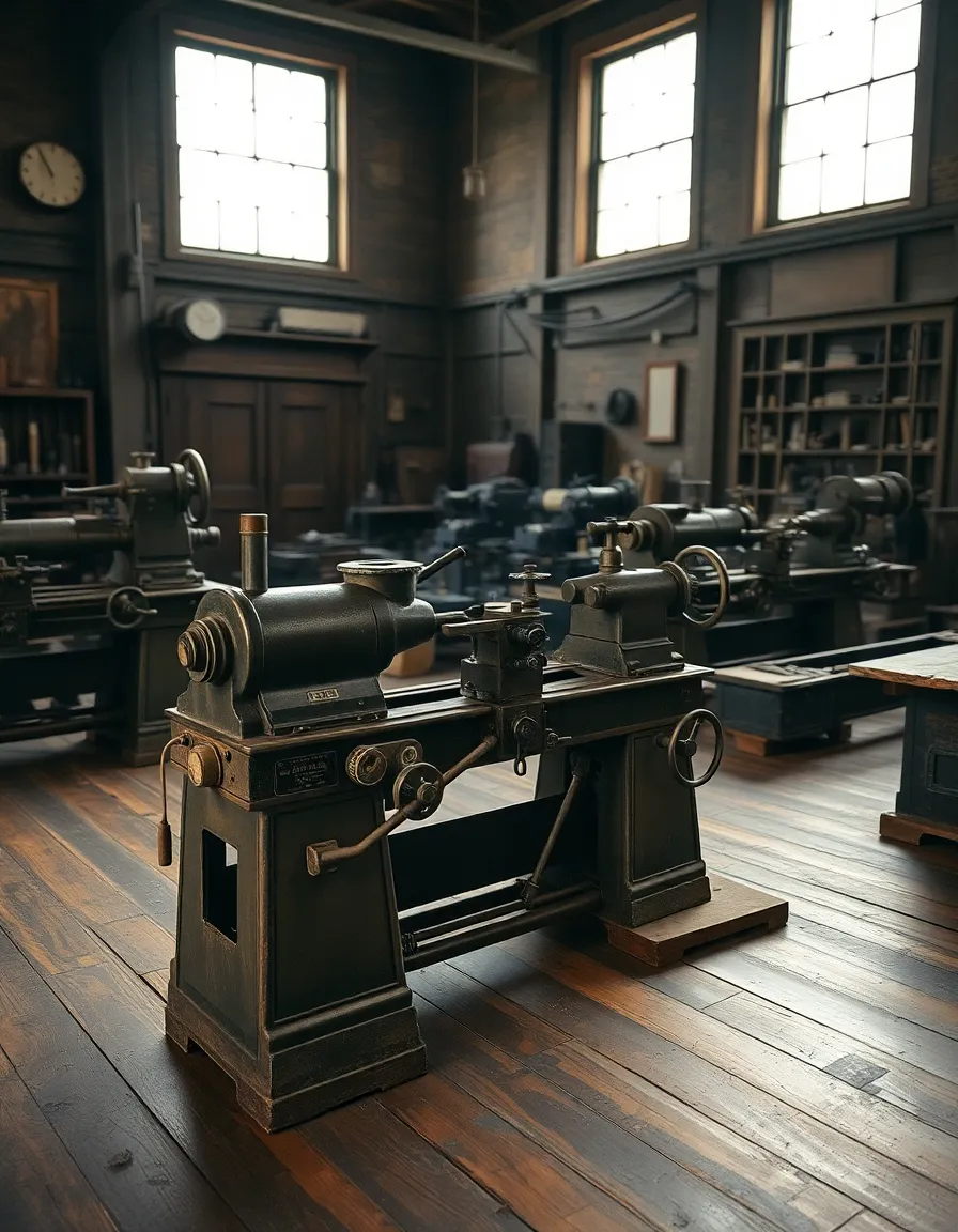 Haunting Interior of an Abandoned Factory