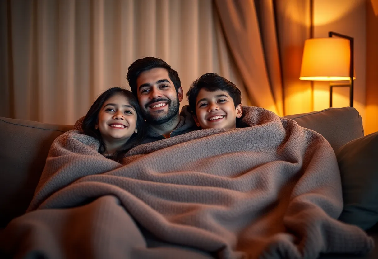 Cozy Family Movie Night at Home