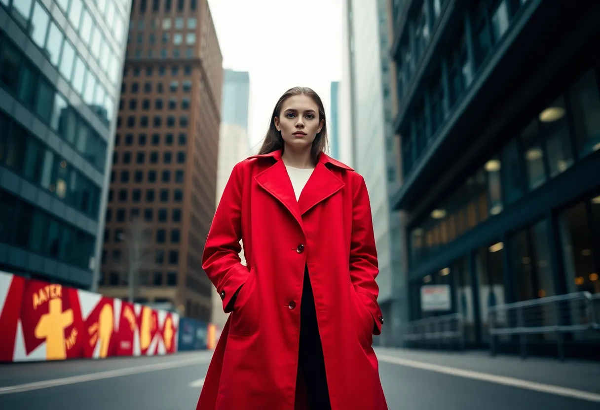 Urban Chic Outfit in Dappled Sunlight