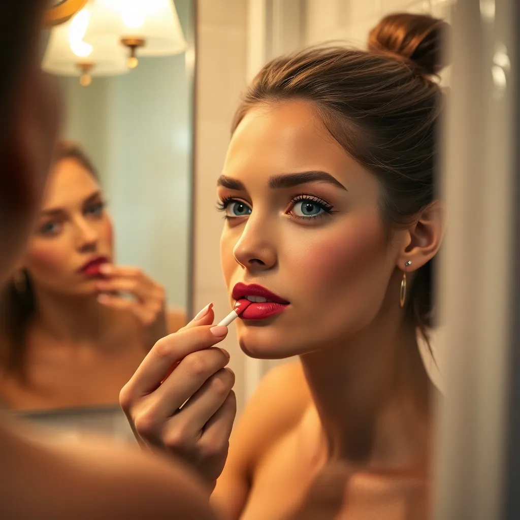 Stylish Model in Charcoal Blazer Portrait