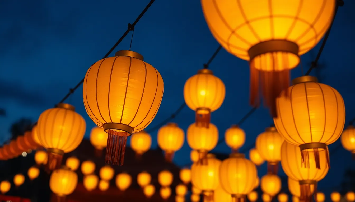 Illuminated Lanterns of the Festival