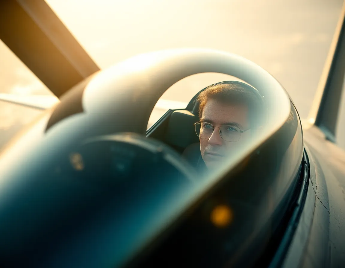 Detailed Cockpit of Fighter Jet