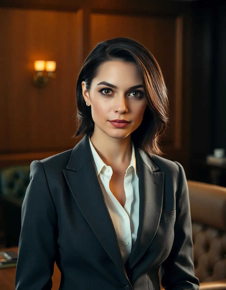 Confident Businesswoman in Elegant Office