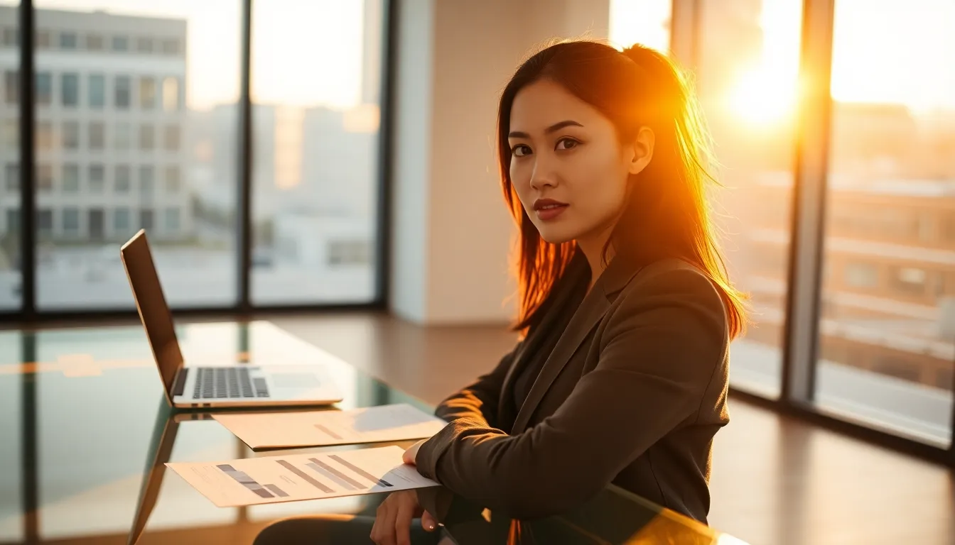 Young Professional in Modern Office