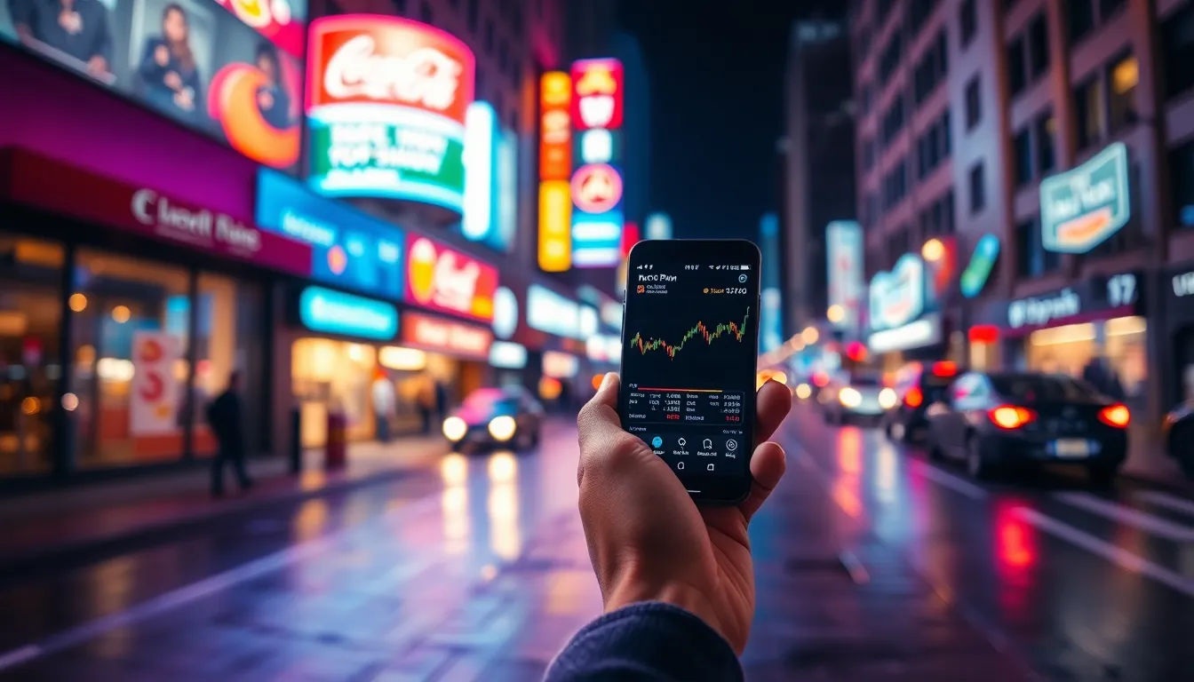 Nighttime Stock Trading in the City