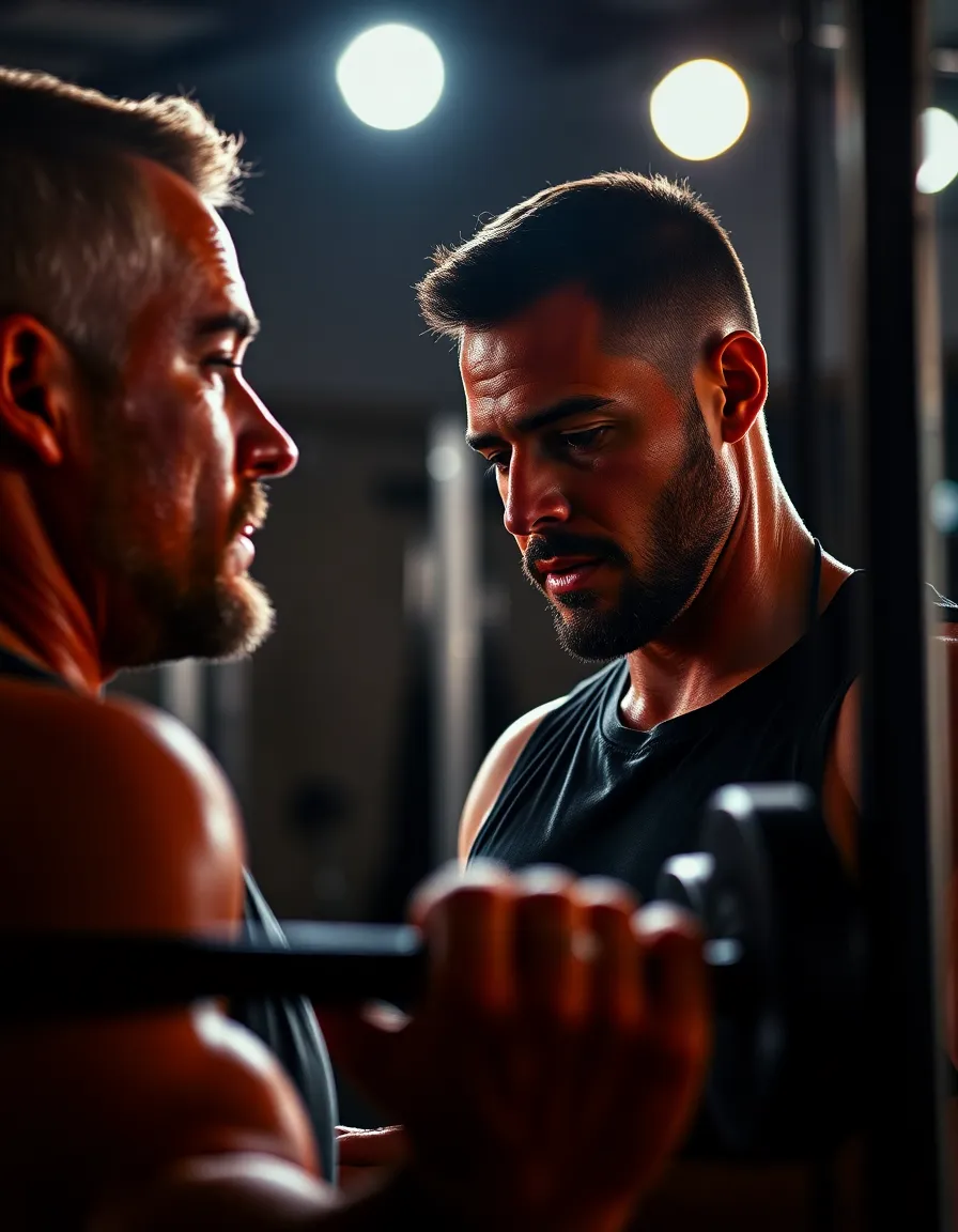 Focused Personal Trainer in Strength Training