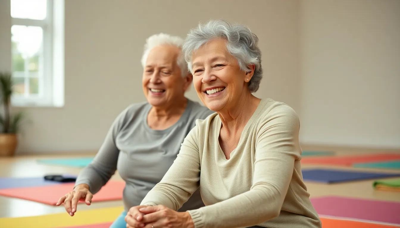 Diverse Group in a Fitness Class