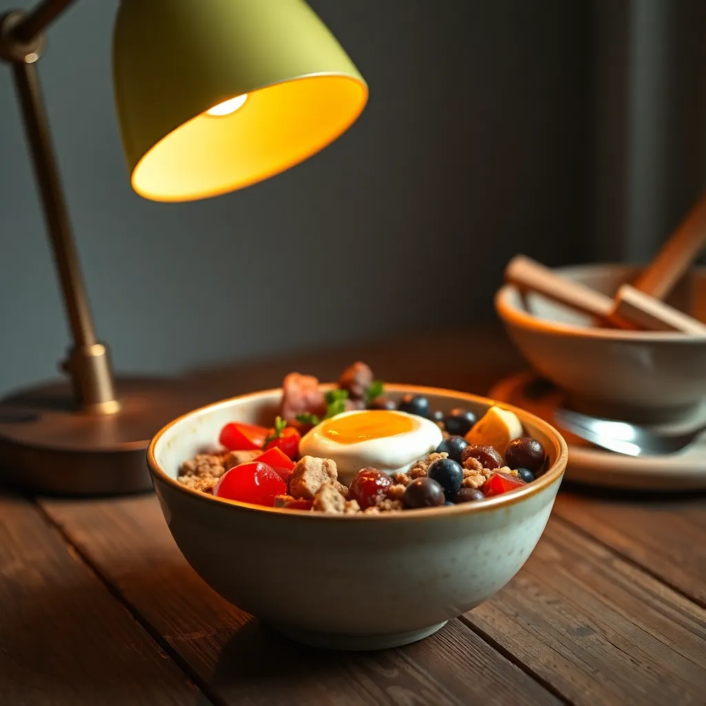 Healthy Protein-Rich Breakfast Bowl