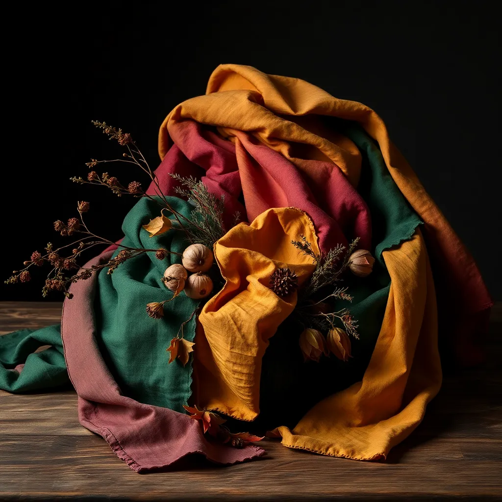 Autumn Drapery Still Life