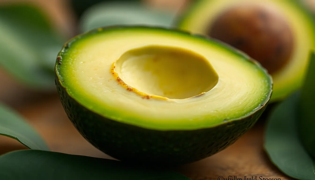 Sliced Avocado Close-Up