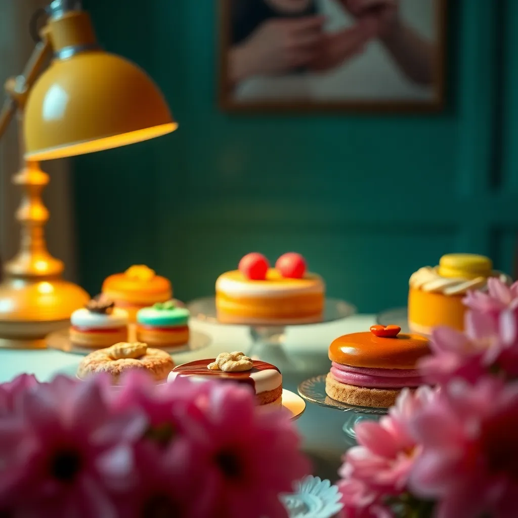 Artisan Dessert Table at Food Festival
