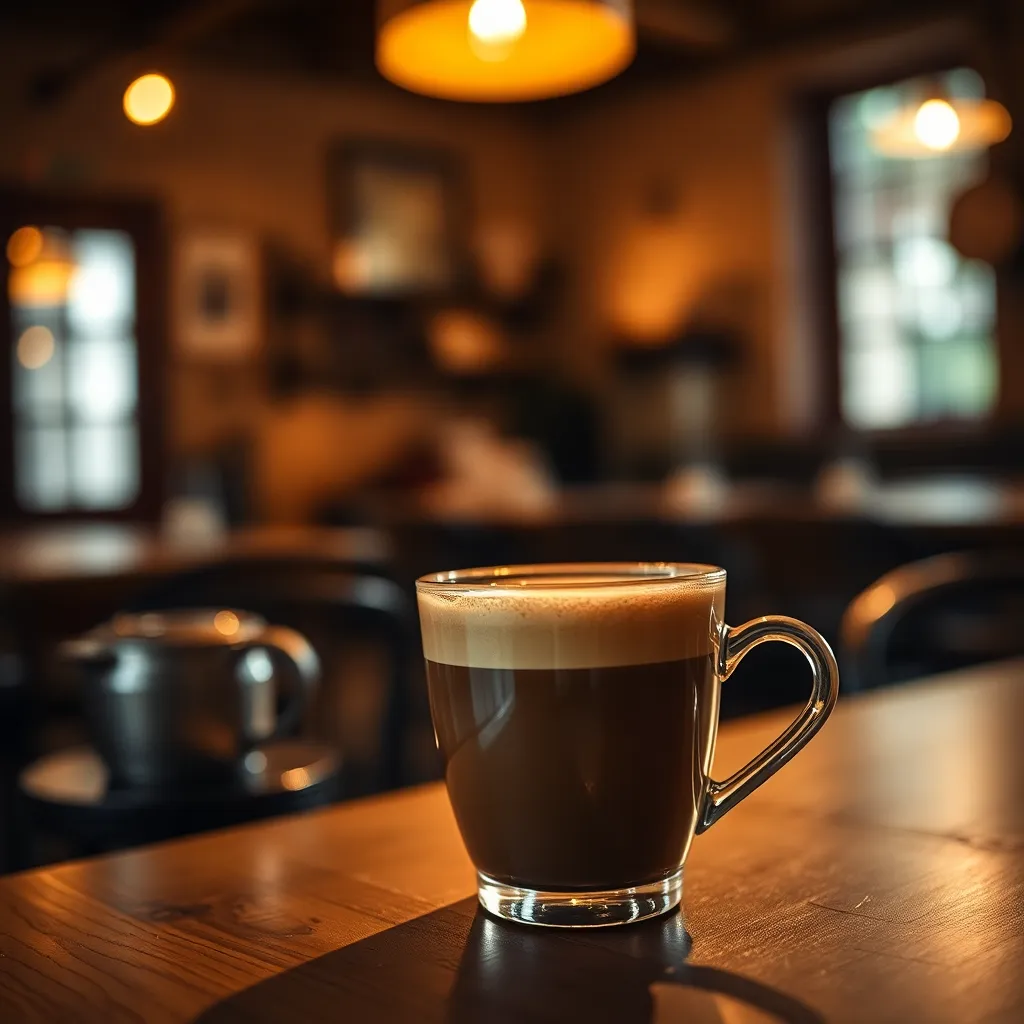 Artisan Coffee Brew in Cozy Café