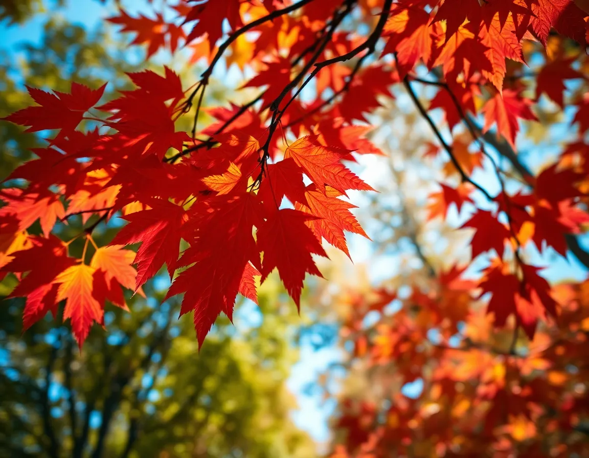 Misty Forest Landscape at Golden Hour