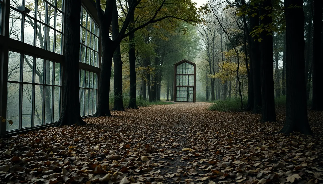 Winding Forest Path After Rain