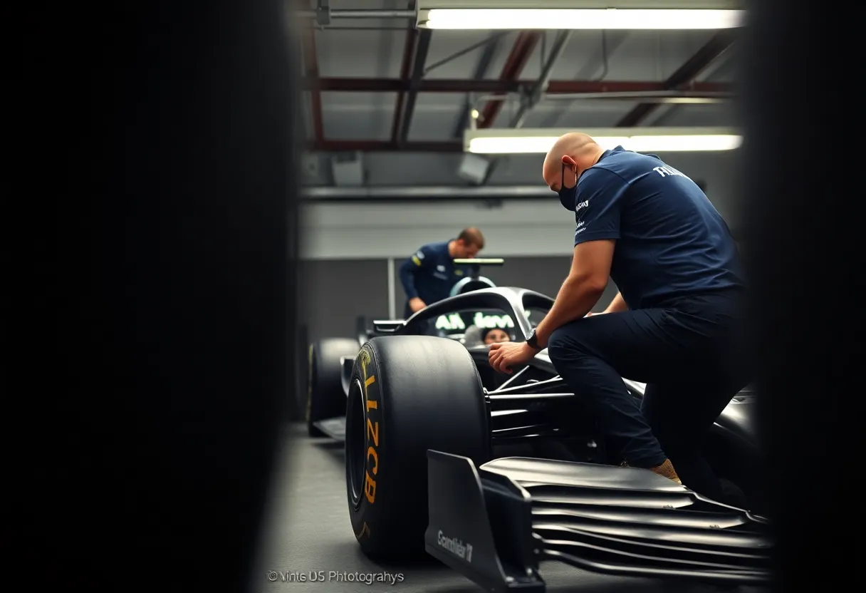 Behind the Scenes in the F1 Garage