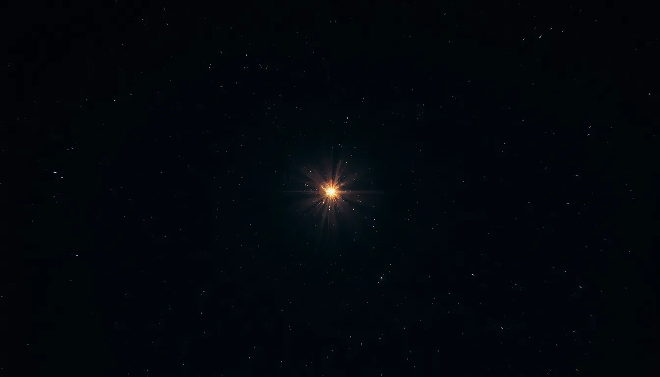 A striking image of a dramatic supernova exploding in the vast universe, surrounded by dark skies and soft glows highlighting its vivid colors. The teal and orange color grading enhances the scene's cinematic feel, while the shallow depth of field ensures crisp focus on the supernova itself. Star trails lead the viewer's eye towards this celestial explosion, perfectly capturing the energy and beauty of space. A captivating addition to any astronomical collection.