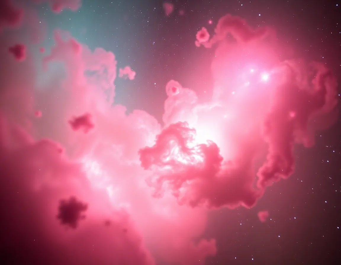 Close-Up of the Colorful Orion Nebula