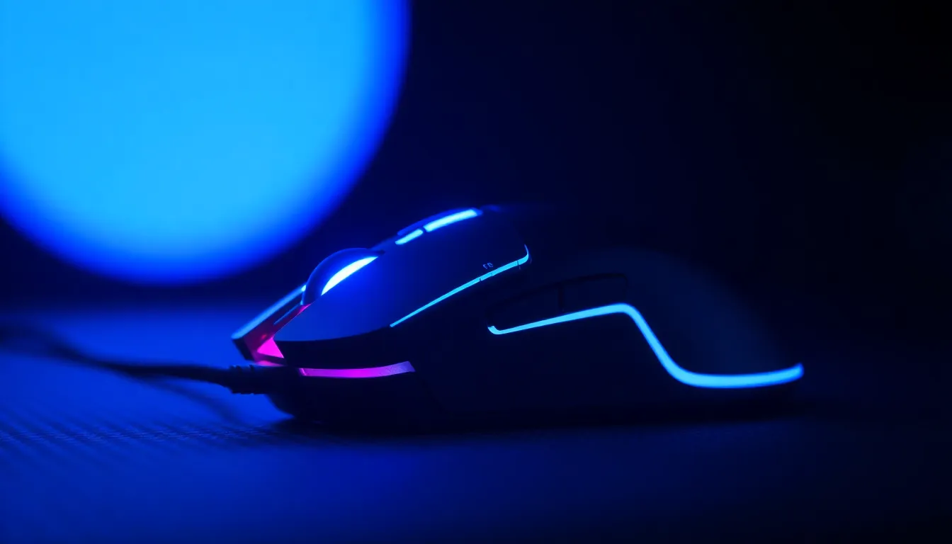 Futuristic Gaming Mouse Design