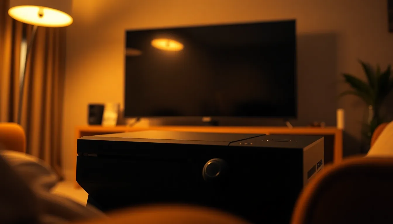 Cozy Living Room Gaming Setup