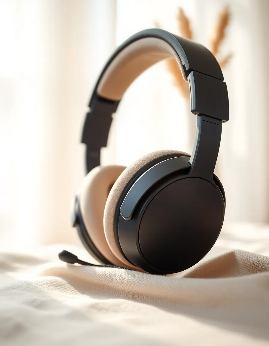 Close-Up of Gaming Headset