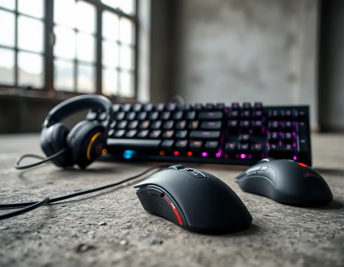 Artistic Arrangement of Gaming Hardware