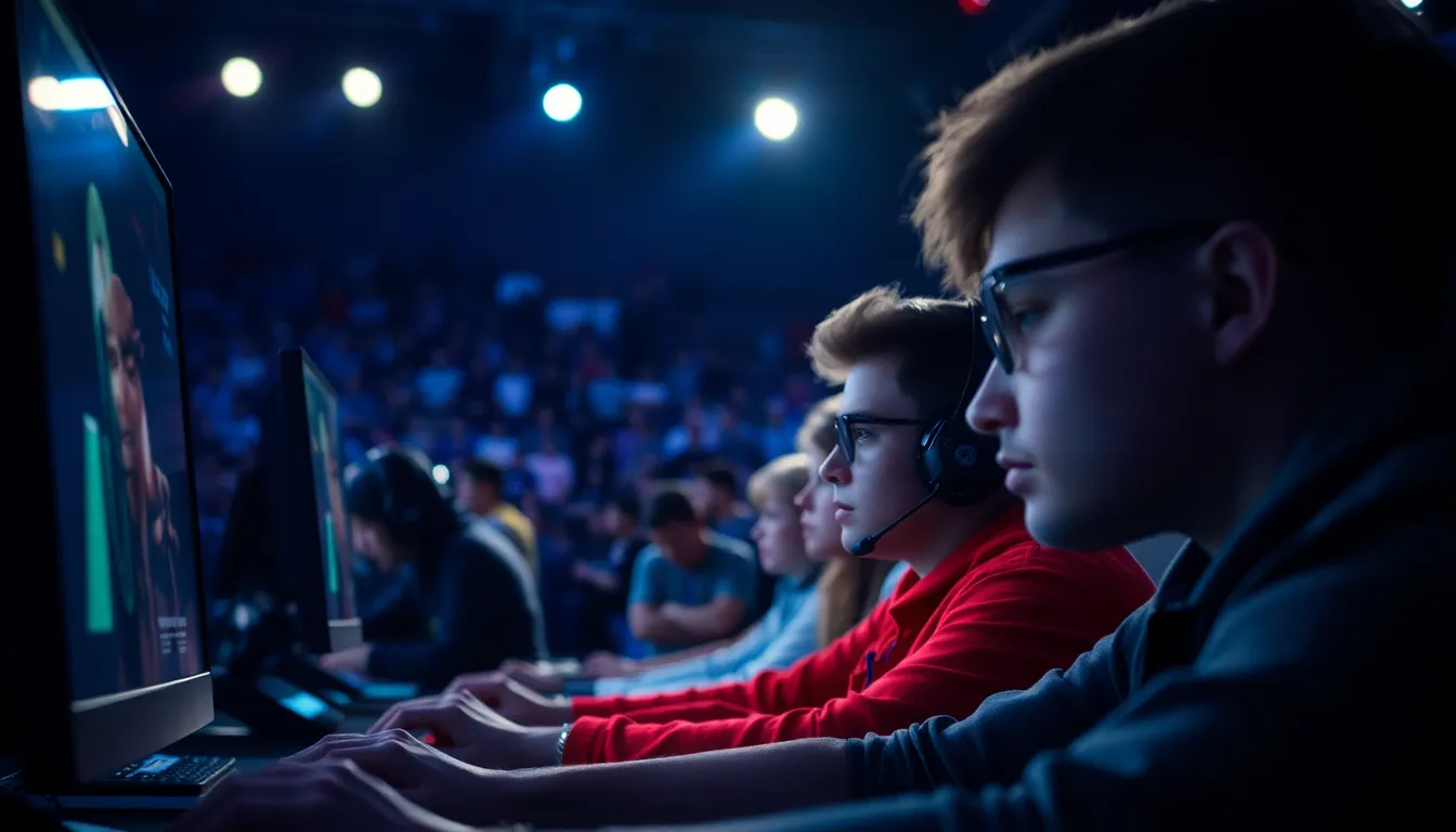 Exciting Moment at Gaming Tournament