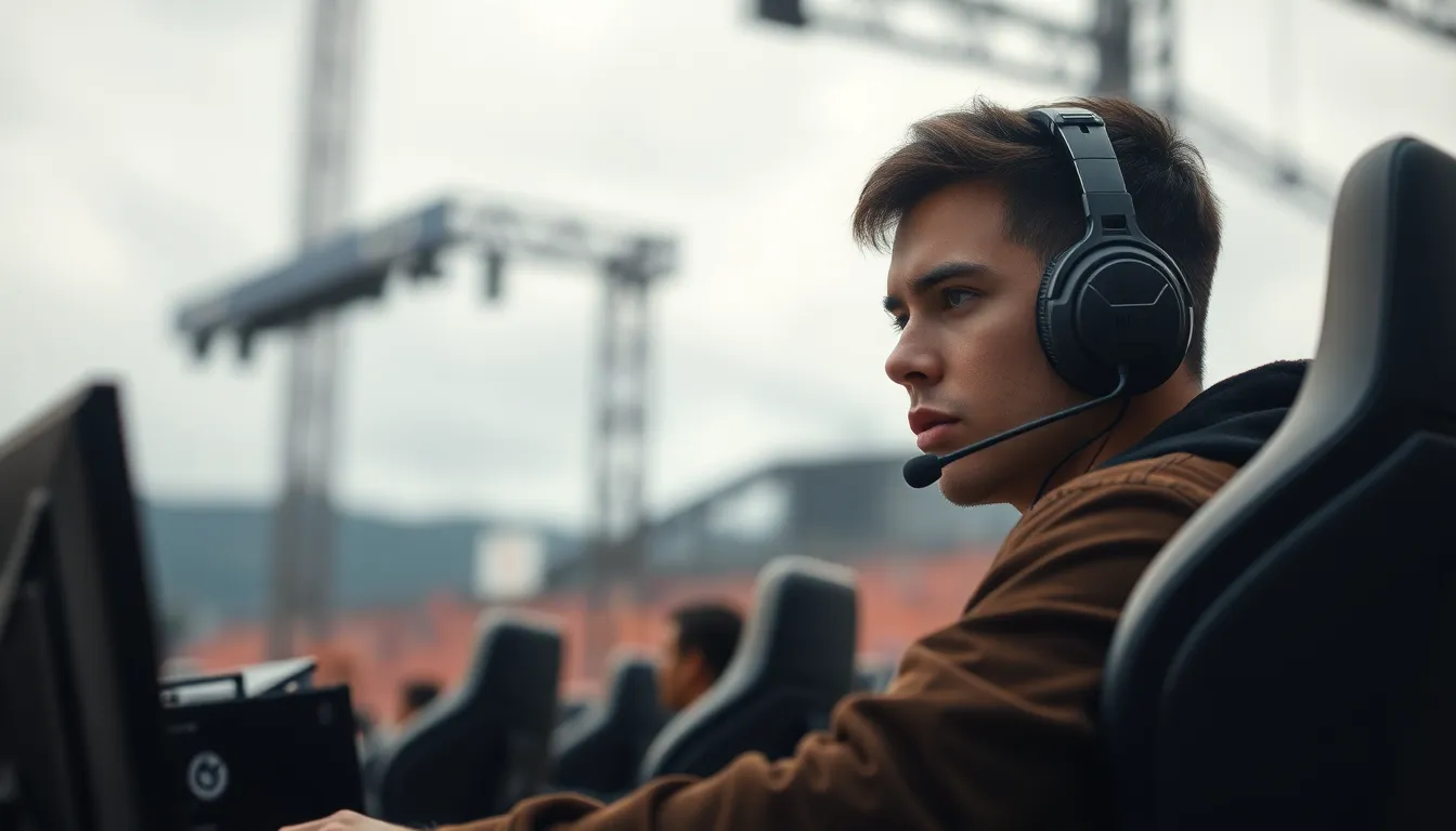 Intense Moment in eSports Tournament