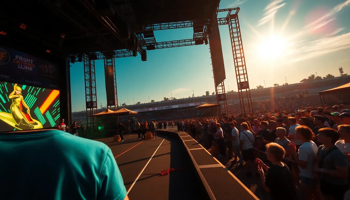 Outdoor Gaming Tournament in Action