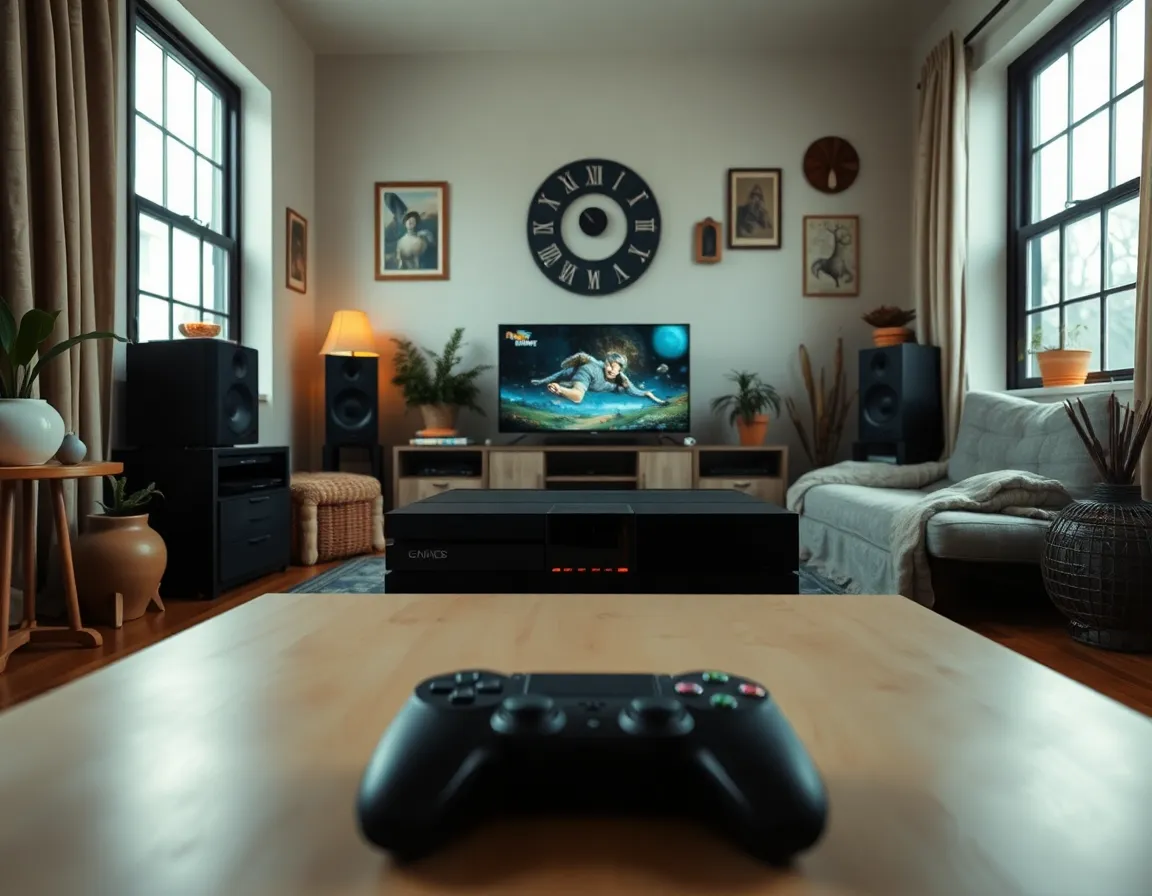 Cozy Gaming Nook with Natural Light