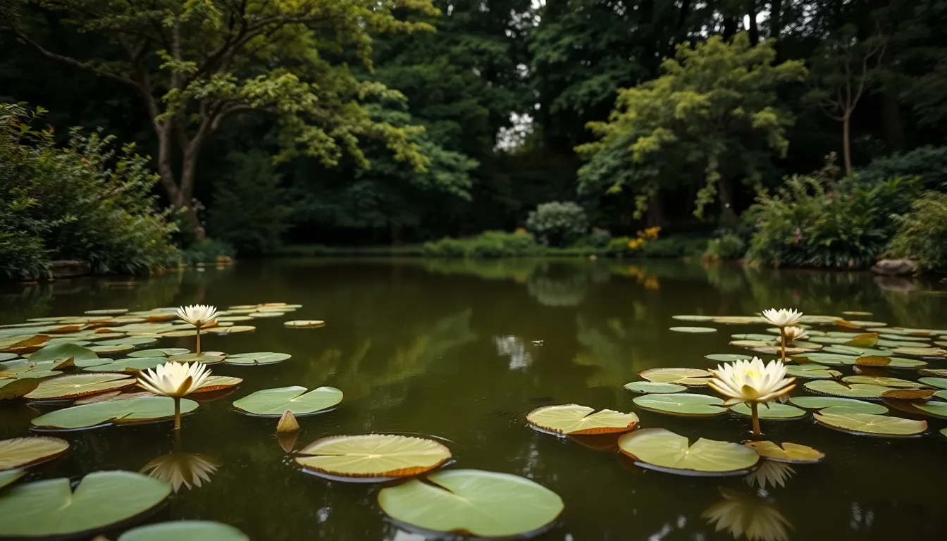 This vivid image captures a beautifully arranged flower bed in full bloom, set against a striking blue sky. The bright sunlight accentuates each petal, creating a radiant display of colors that draw the viewer in. The symmetrical composition highlights the meticulous arrangement of flowers, delivering a stunning visual treat for floral and garden enthusiasts. This image is ideal for showcasing the beauty of nature and vibrant gardens.