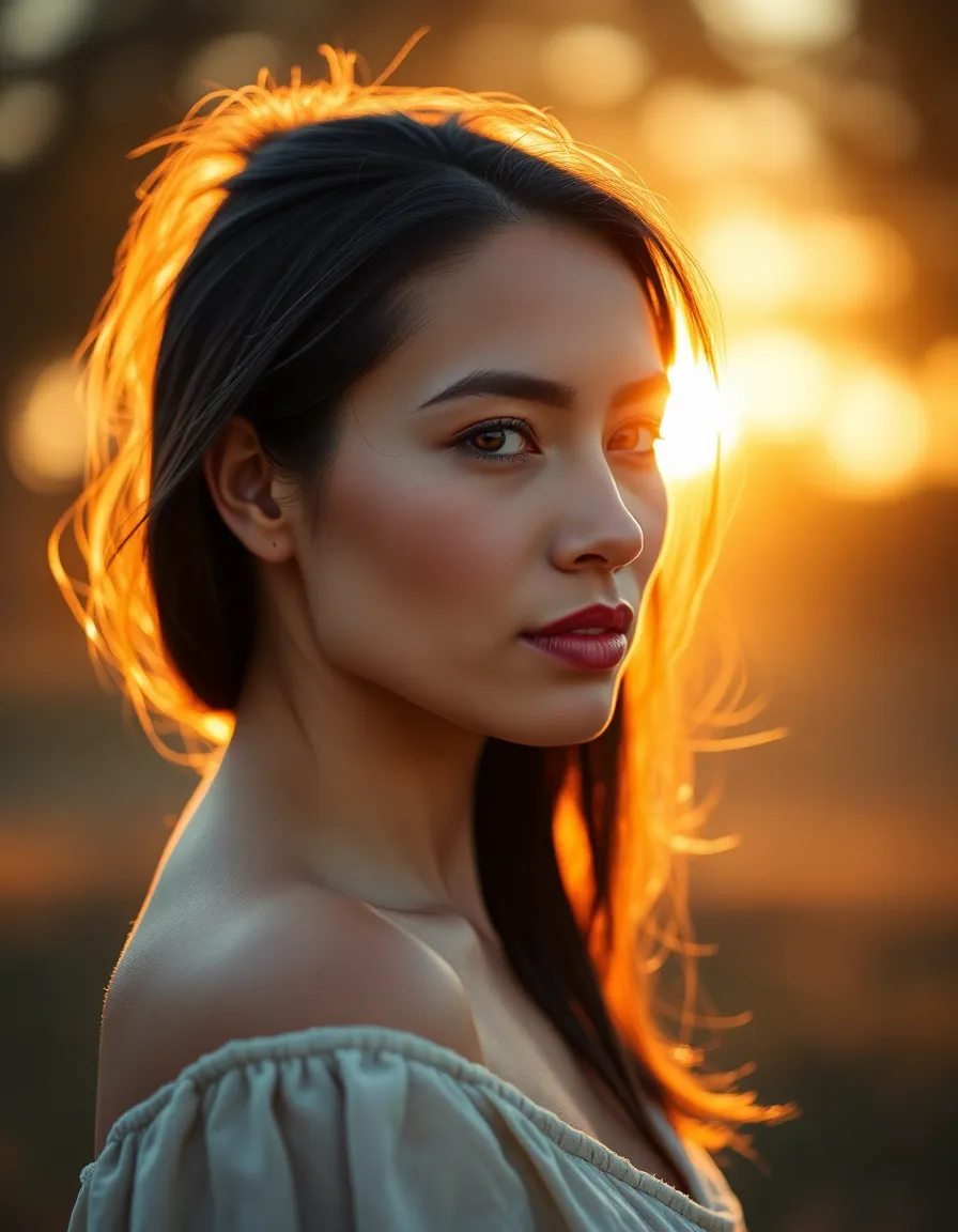 In this vibrant image, a carefully arranged flower bed bursts with color, basking in the golden hour sunlight. The warm glow enhances the petals' reds, yellows, and purples, creating a vivid visual feast. Leading lines of the garden paths guide the viewer's eye through the flourishing blooms, while the sharp focus invites exploration of the delicate details in each flower. Ideal for gardening magazines and websites.