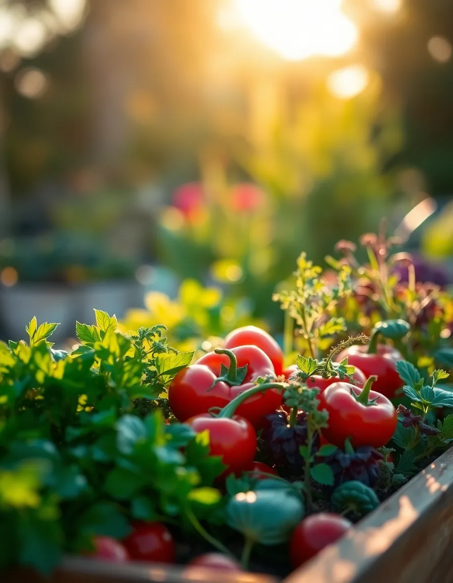 Bountiful Harvest from Raised Garden Bed