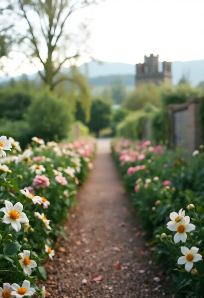 Inviting Garden Pathway in Morning Light