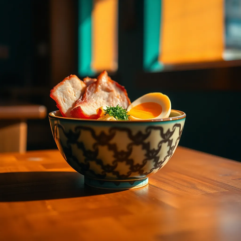 Gourmet Ramen Bowl with Toppings